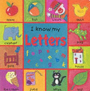 Hardcover I Know My Letters Board Book