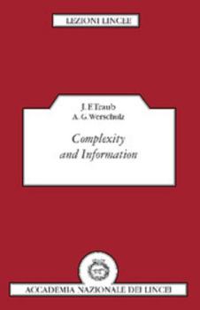 Paperback Complexity and Information Book