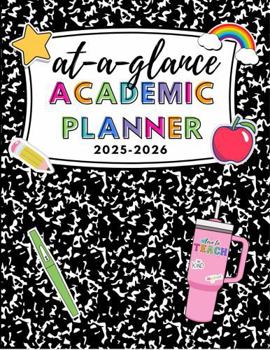 2025-2026 8 Subject at-A-Glance Academic Lesson Planner, Departmentalized and Secondary Education Planning & Classroom Organization: Color copy