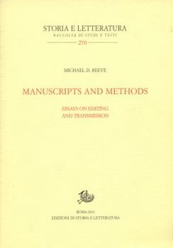 Paperback Manuscripts and methods. Essays on editing and trasmission [Italian] Book