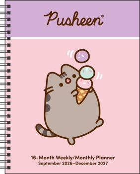 Pusheen 16-Month 2026-2027 Weekly/Monthly Planner Calendar