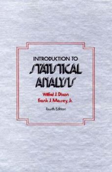 Hardcover Introduction to Statistical Analysis Book