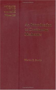 Hardcover An Introduction to Continuum Mechanics: Volume 158 Book
