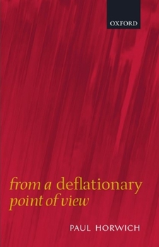 Paperback From a Deflationary Point of View Book