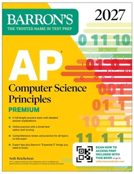 Paperback AP Computer Science Principles Premium, 2027: 6 Practice Tests + Comprehensive Review + Online Practice Book