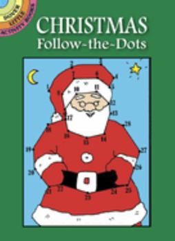 Paperback Christmas Follow-The-Dots Book