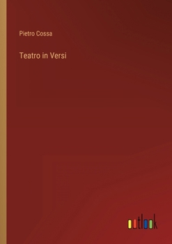 Paperback Teatro in Versi [Italian] Book