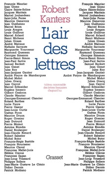 Paperback L'air des lettres [French] Book