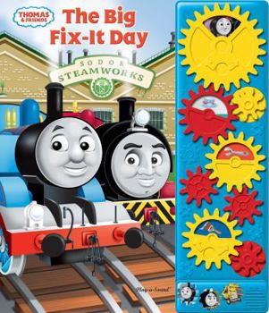 Hardcover Thomas & Friends Play-a-Sound Book: The Big Fix-It Day by Editors of Publications International Ltd. (2010-07-01) Book
