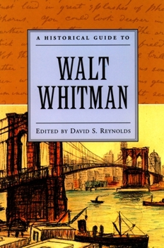 Paperback A Historical Guide to Walt Whitman Book
