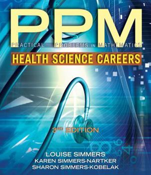 Paperback Practical Problems in Math for Health Science Careers Book