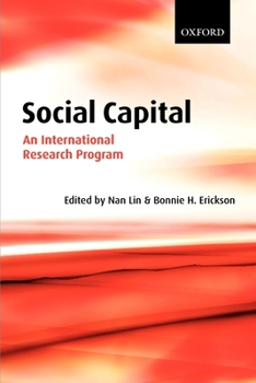 Paperback Social Capital: An International Research Program Book