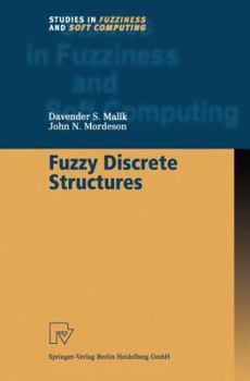 Paperback Fuzzy Discrete Structures Book
