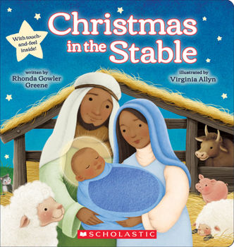 Paperback Christmas in the Stable (Touch-And-Feel Board Book) Book