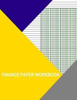 Paperback Finance Paper Workbook: 4 Columns Book