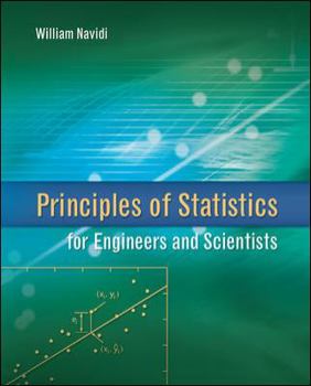 Hardcover Principles of Statistics for Engineers and Scientists Book