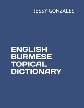 Paperback English Burmese Topical Dictionary Book