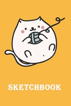 Sketchbook: kitten sketchbook, kitten gift for cat lover-120 pages(6"x9") Matte cover Finish