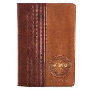 Leather Bound Journal Lux-Leather in Christ Book