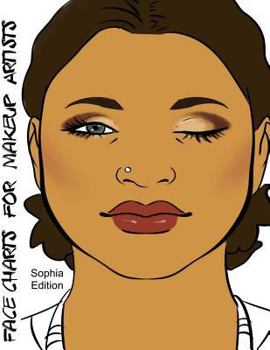 Paperback Face Charts for Makeup Artists Sophia Edition Book