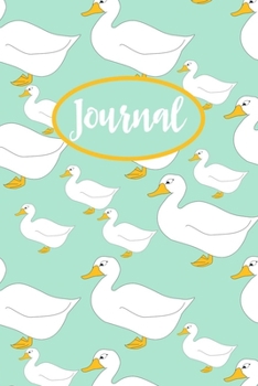 Paperback Goose Journal: Lined Notebook & Diary to Write In, Pretty Journal With Cute Gooses Pattern, Goose Themed Gifts. Book