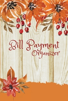 Paperback Bill Payment Organizer Book