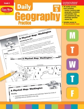 Paperback Daily Geography Practice Grade 5: EMC 3714 Book