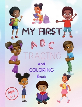 Paperback My First ABC Tracing and Coloring Book
