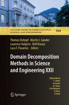 Paperback Domain Decomposition Methods in Science and Engineering XXII Book