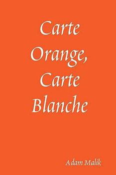 Paperback Carte Orange, Carte Blanche Book