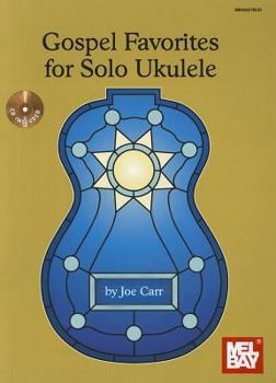 Paperback Gospel Favorites for Solo Ukulele Book/CD Set Book