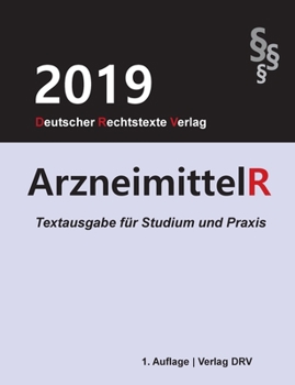 Paperback ArzneimittelR: Arzneimittelrecht Textausgabe [German] Book
