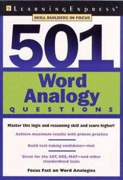 Paperback 501 Word Analogy Questions Book