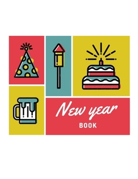 Paperback New year book: 100 pages funny coloring book for christmas celebration EP.2 (Books9) [Large Print] Book
