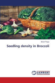 Paperback Seedling density in Broccoli Book