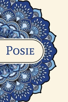 Mandala Notebook with Personalized Monogram Posie: A personalized monogram notebook just for you!