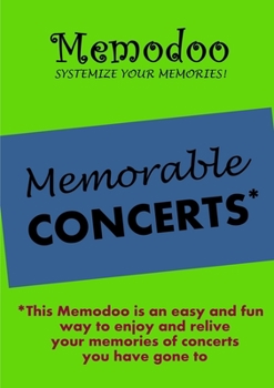 Paperback Memodoo Memorable Concerts Book