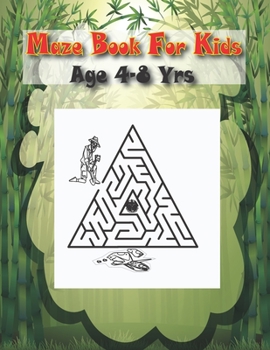 Paperback Maze Book For Kids Age 4-8 Yrs: Easy Beautiful Funny Maze Puzzles for Kids - Activity Workbook Gift For Birthday Anniversary Puzzle Lovers Book