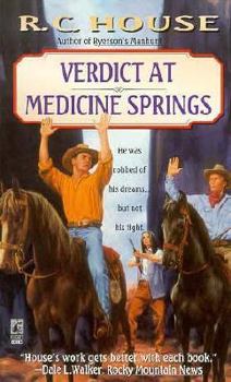 Mass Market Paperback Verdict at Medicine Springs: Verdict at Medicine Springs Book