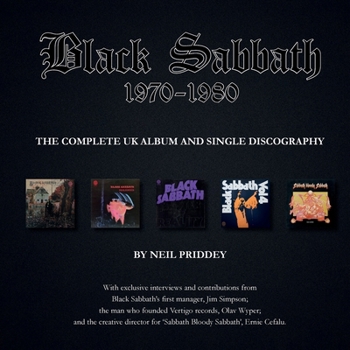 Paperback Black Sabbath: UK Vinyl Discography 1970-1980 Book