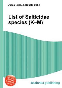 Paperback List of Salticidae Species (K-M) Book