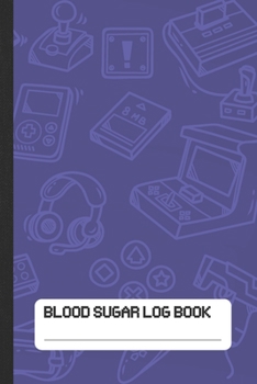 Blood Sugar Log Book: Daily 1-Year Glucose Tracker for Gamer Boys