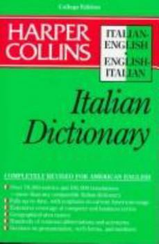 Paperback HarperCollins Italian Dictionary Book