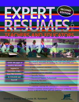 Paperback Expert Resumes for Teachers and Educators Book