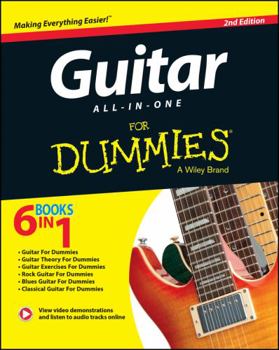 Paperback Guitar All-In-One for Dummies: Book + Online Video and Audio Instruction Book