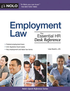 Paperback Employment Law: The Essential HR Desk Reference Book