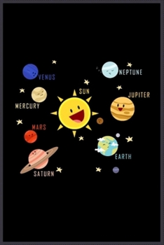 Paperback planets galaxy: A Cute Notebook for Kids (as a gift) .... with more than 100 lined page - Composition Size (6*9) Book