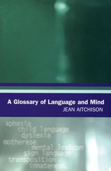Paperback A Glossary of Language and Mind Book