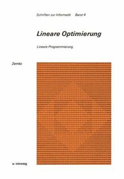 Paperback Lineare Optimierung: Lineare Programmierung [German] Book