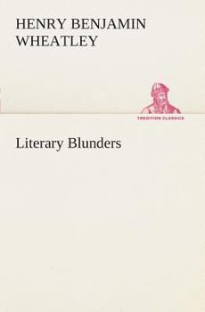 Paperback Literary Blunders Book